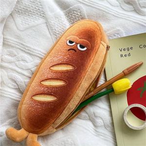 送料無料 パン型 ペンケース 筆箱 ポーチ か...の詳細画像4