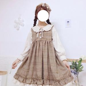 グレンチェック ワンピース 韓国の商品一覧 通販 Yahoo ショッピング