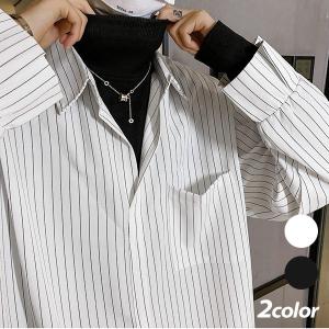 AURALEE オーラリー 19SS 日本製 FINX SILK STRIPE SHIRTS フィンクス