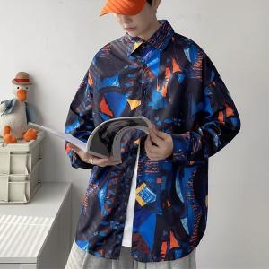ROCAWEAR（ロカウェア） メンズ 半袖 シャツ ネイビー ボタンシャツ