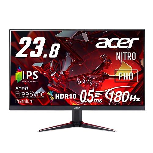 日本エイサー Acer Nitro ゲーミングモニター 23.8インチ IPS フルHD 180Hz...