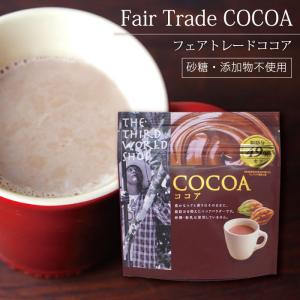 ココアパウダー 無糖（ 第3世界ショップ ココア 110g ）フェアトレード オーガニックカカオ 砂糖不使用 ホットドリンク 父の日｜DECOYaエスニック&フェアトレード