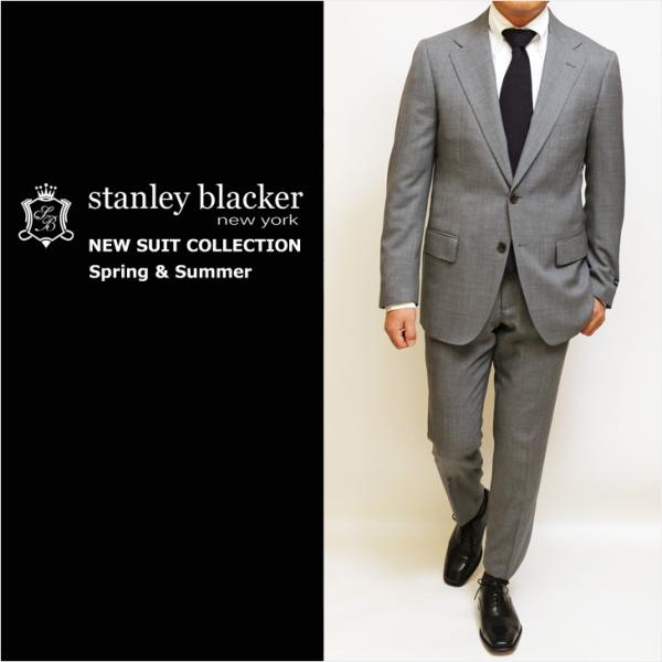 SALE スーツ メンズ 新作 春夏 新品 Stanley Blacker スタンリーブラッカー S...