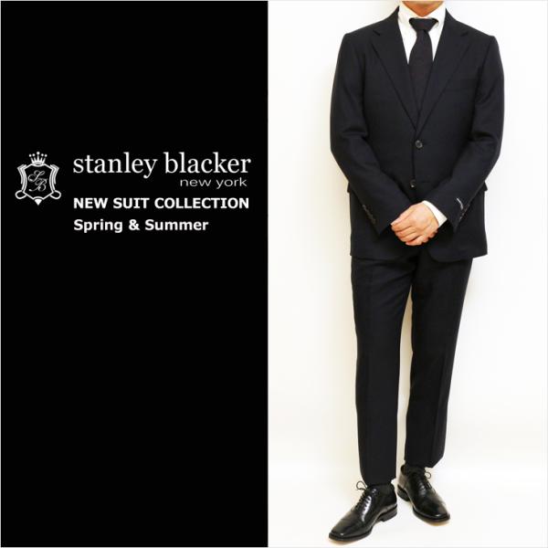 SALE スーツ メンズ 新作 春夏 新品 Stanley Blacker スタンリーブラッカー S...