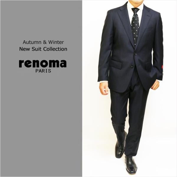 SALE スーツ メンズ 新品 秋冬 renoma paris レノマ パリス 西川毛織 Super...