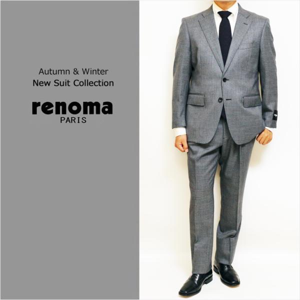 SALE スーツ メンズ 2025-26 新作 秋冬 renoma paris レノマ パリス 千鳥...