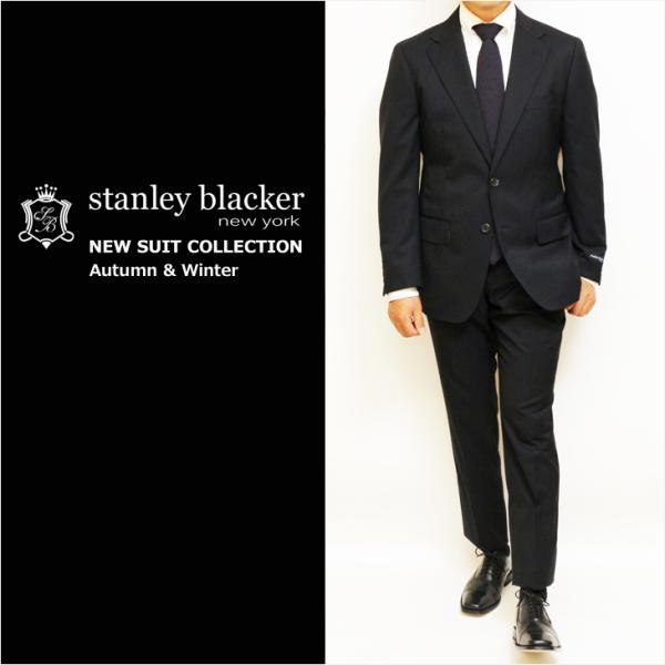 SALE 2025-26 新作 スーツ メンズ 秋冬 新品 Stanley Blacker スタンリ...