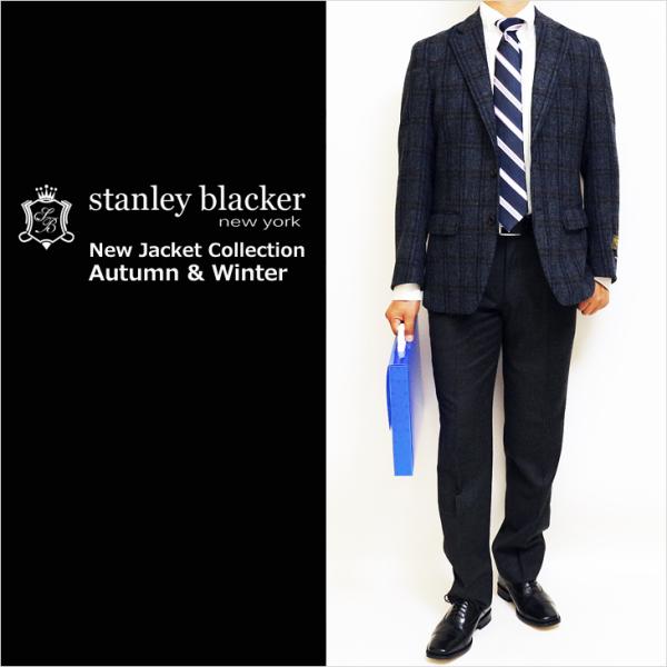 ジャケット テーラード ブレザー 2022-23 新作 秋冬 新品 スタンリーブラッカー 英国ウール...