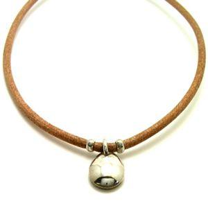 チョーカー メンズ レディース 革 レザー 刻印 シルバー