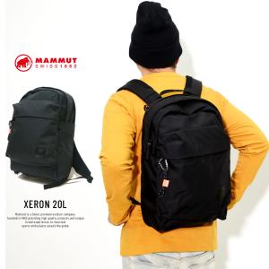 マムート エクセロン Xeron 20L バックパック リュック 鞄 撥水加工 アウトドア ミニカラビナ付き MAMMUT ブラック 黒