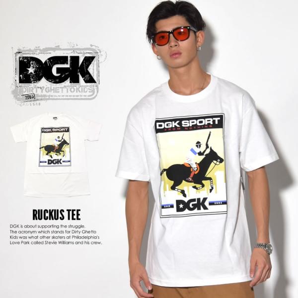 ディージーケー DGK Tシャツ メンズ RUCKUS TEE ホワイト