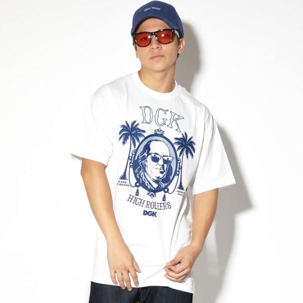 ディージーケー DGK Tシャツ メンズ HIGH ROLLERS TEE