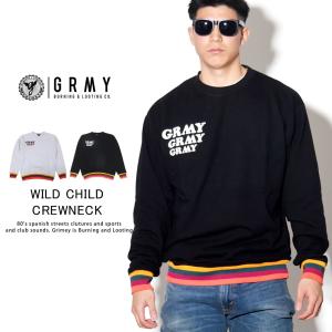 グライミー GRIMEY トレーナー メンズ 裏毛スウェット WILD CHILD CREWNECK｜deep