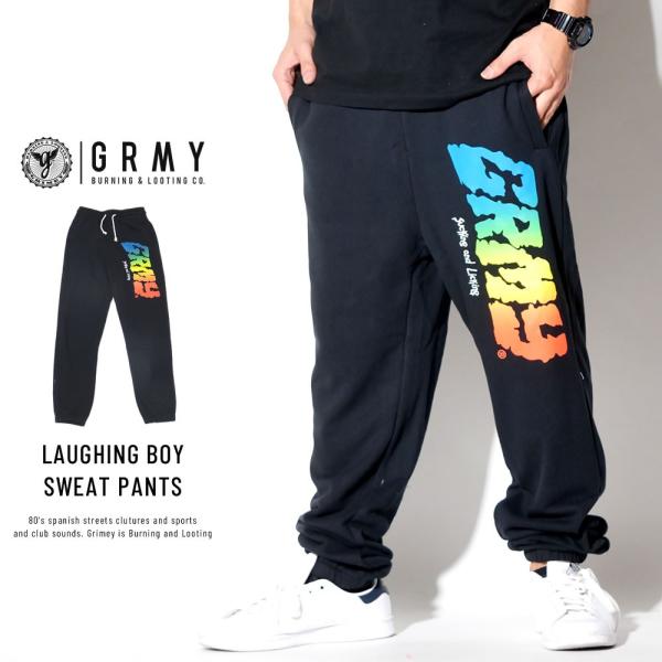 グライミー スウェットパンツ メンズ 裏起毛 GRIMEY LAUGHING BOY SWEAT P...
