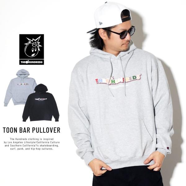 ハンドレッツ×チャンピオン THE HUNDREDS×Champion コラボ プルオーバーパーカー...