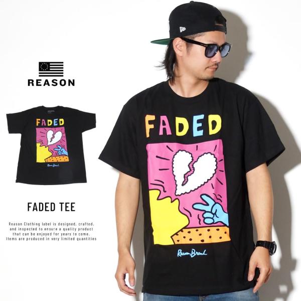 リーズン REASON Tシャツ メンズ FADED TEE T0-142