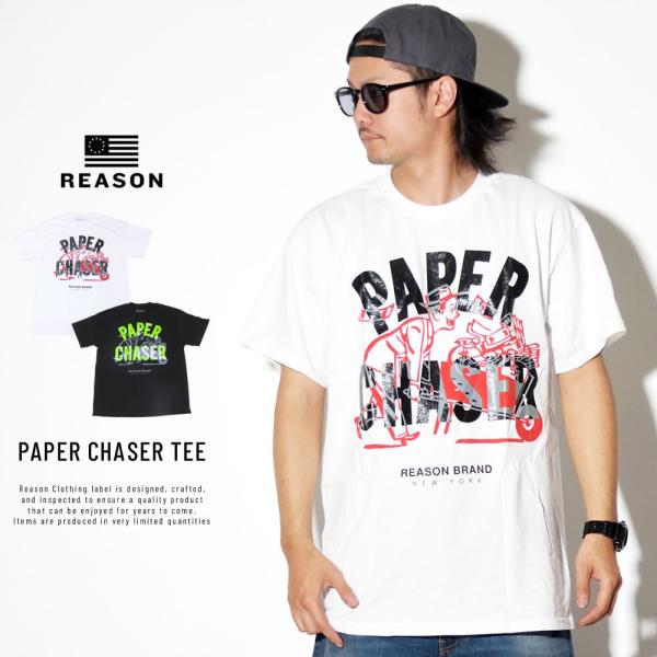 リーズン REASON Tシャツ メンズ PAPER CHASER TEE T0-147