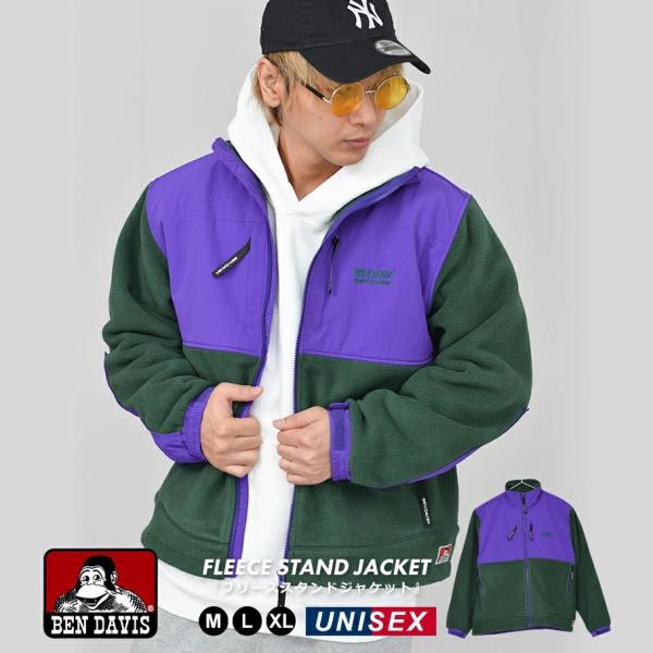 BEN DAVIS ベンデイビス フリースジャケット ブルゾン メンズ アウター FLEECE ST...