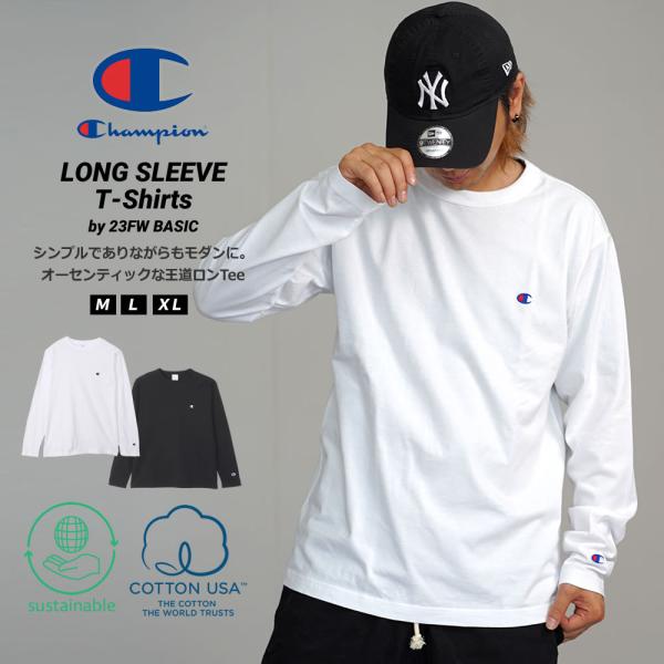 チャンピオン ロングスリーブTシャツ ロンT 長袖Tシャツ メンズ レディース ブランド Champ...