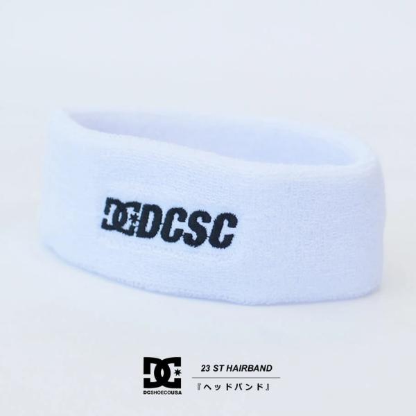 DC SHOES ディーシーシューズ 23 ST HAIRBAND ホワイト 白 ヘアバンド ヘッド...