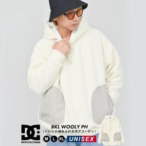 DC SHOES ディーシーシューズ ボアパーカー プルオーバー メンズ 22 BKL WOOLY PH ストーン｜deep