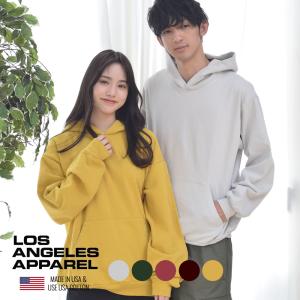 LOS ANGELES APPAREL ロサンゼルスアパレル パーカー スウェット 裏起毛 GD 14オンス ヘビーウェイト プルオーバー ロスアパ メンズ レディース｜deep