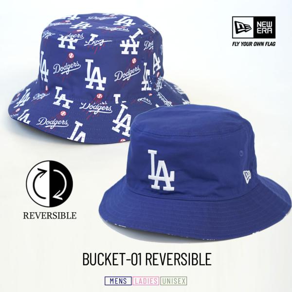 ニューエラ バケットハット 帽子 メンズ レディース NEW ERA バケット01 MLB リバーシ...