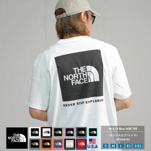 THE NORTH FACE ザ・ノースフェイス Tシャツ 半袖 メンズ レディース バックプリント ボックスロゴ S/S BOX NSE TEE