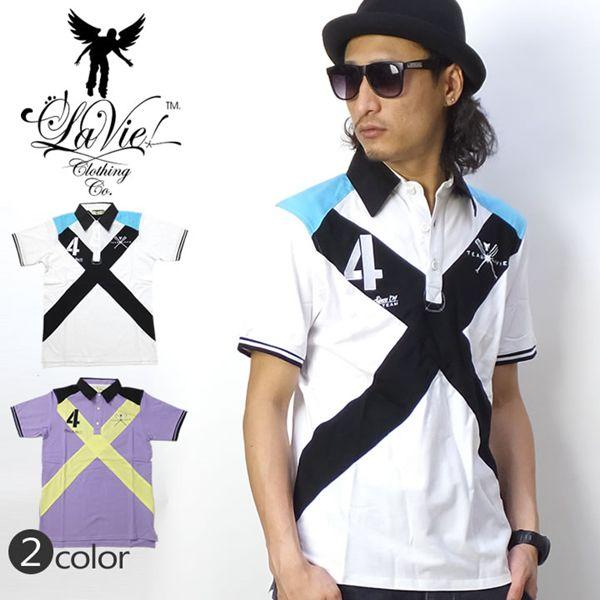 ラヴィクロージング LAVIE CLOTHING ポロシャツ メンズ 半袖 X-POLO LT12-...