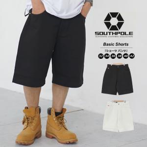 サウスポール SOUTHPOLE ハーフパンツ メンズ デニム ショーツ ジーンズ ワイドパンツ ルーズフィット ゆったり 大きいサイズ B系 ストリート 11312400