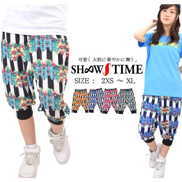 ショータイム SHOOWTIME サルエル ハーフパンツ スウェット ジャージ 下 メンズ レディー...