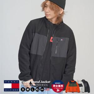 TOMMY HILFIGER トミーヒルフィガー メンズ フリーススタンドジャケット 大きいサイズ ブランド 冬 防寒 おしゃれ USA限定 152AF777