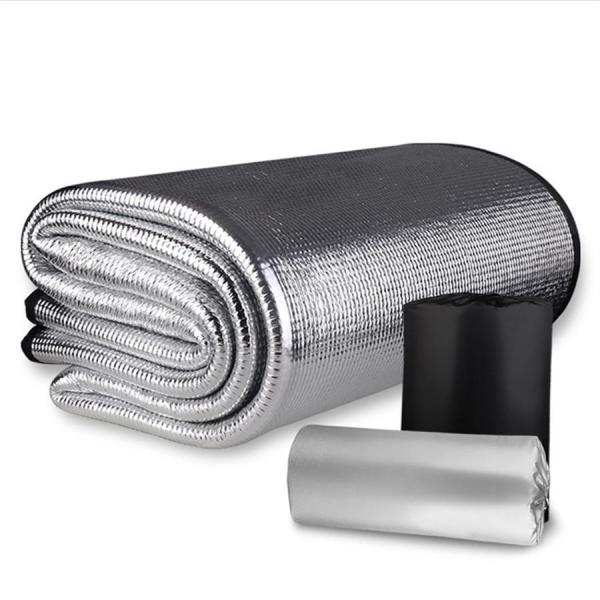 アルミシート 銀マット キャンプ用 アルミマット 保温 レジャーシート ピクニックシート 8mmの厚...