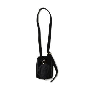 【16時までのご注文で最短翌日発送】【40%OFF】Phone case shoulder bag -BLACK/TASSEL(LD2233) (R) Ludlow(ラドロー)｜deepinsideinc