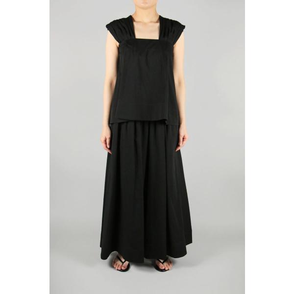 【SALE】Sundry cotton wide flare pants-BLACK-(13RFAB...