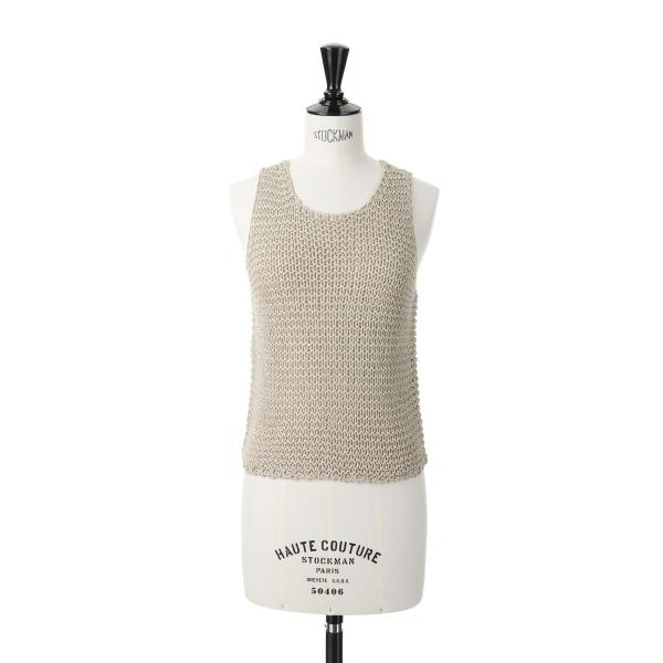 【SALE】TODAYFUL トゥデイフル  Mesh Knit Tanktop -NATURAL ...