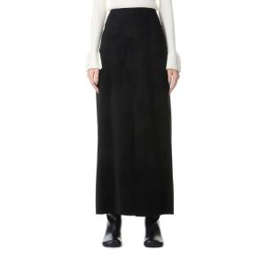 【16時までのご注文で最短翌日発送】【40%OFF】Pig suede maxi skirt-BLACK-(14RLEBOT-05TO) Bluebird Boulevard(ブルーバード・ブルバード)｜deepinsideinc