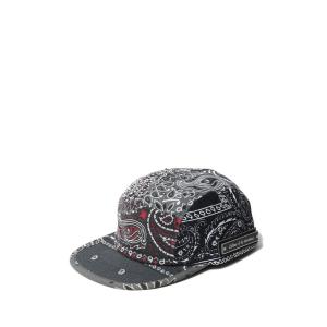 【16時までのご注文で最短翌日発送】【40%OFF】チルドレンオブザディスコーダンス VINTAGE BANDANA PATCH CAP - BLACK #2 (COTDAC-814) 【正規取扱店】｜deepinsideinc