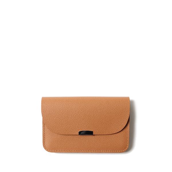 【P5倍】GARSON PURSE Calf leather-CAMEL-(DWZ0Z011) Di...