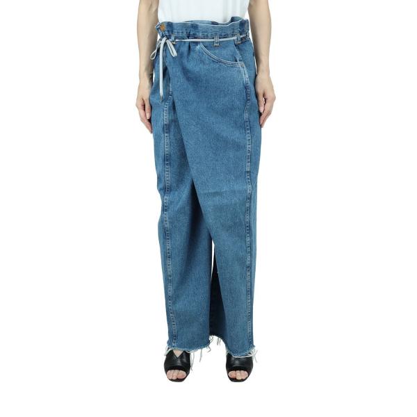 VINTAGE REWORK BIGGY PANTS -BLUE Msize-12 (017) Ma...