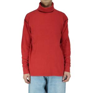 【16時までで最短翌日発送】 HAND WORK THERMAL TURTLENECK / RED (PC-020-1757) Porter  Classic(ポータークラシック)