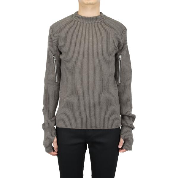 【P5倍】SHOULDER PAD KNIT SWEATER(4B001-0121-38)-BEIG...