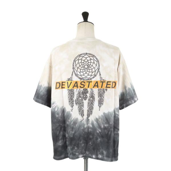 【SALE】HAND DYEING AND PRINT TEE TYPE D - KHAKI Chi...