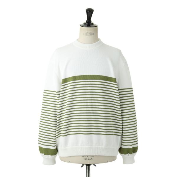 【P5倍 / SALE】Border Sweater-Green (DWVA034) Digawel...