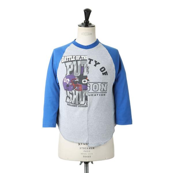 【P5倍 / SALE】Baseball top / Mens size-GRAY / BLUE(c...