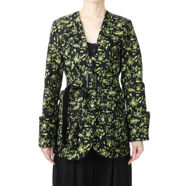 【P5倍 / SALE】Flower Lace Jacket -BLACK LACE(E22SS/O...