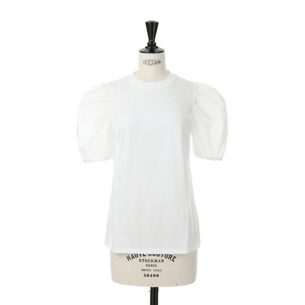 VOLUME SLEEVE TOPS -WHITE(22MMSCU08) Shinzone(シンゾー...
