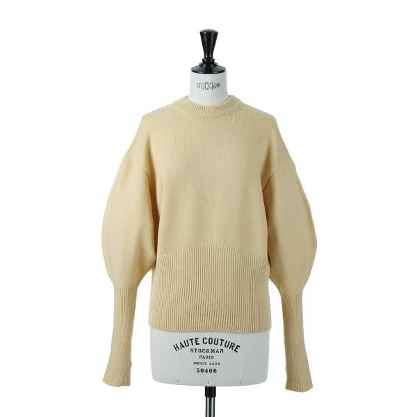 7G BALLOON SLEEVE PULLOVER -CREAM(22WKN-#506L) Jan...