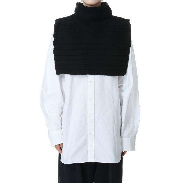 【P5倍 / SALE】5G HIGH NECK KNIT BIBS -BLACK(22WKN-#4...