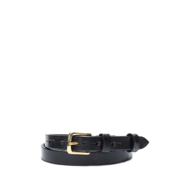 【16時までのご注文で最短翌日発送】STIRRUP Leather Belt 2.0cm / BLA...